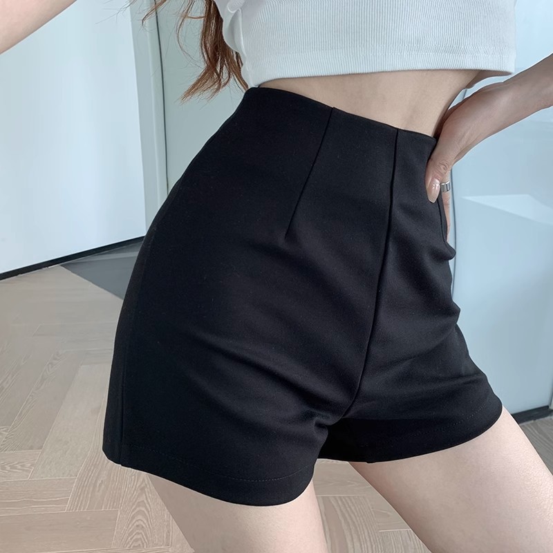 黑色短裤女夏季辣妹女团a