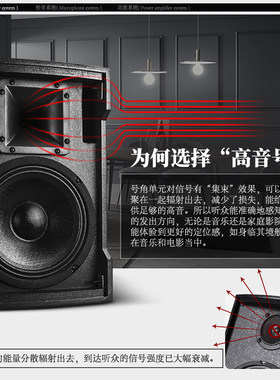 中小型视频会议室音响套装设备全套系统无线话筒功放专业壁挂音箱