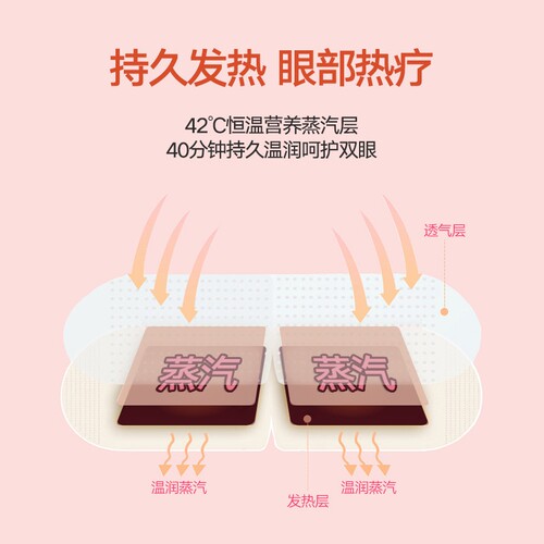 妆小目蒸汽眼罩缓解疲劳眼发热眼睛罩学生热敷眼贴睡眠遮光热眼贴