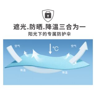 珍妮花JNC小矮人便携防晒伞遮阳防紫外线晴雨两用高颜值五折伞