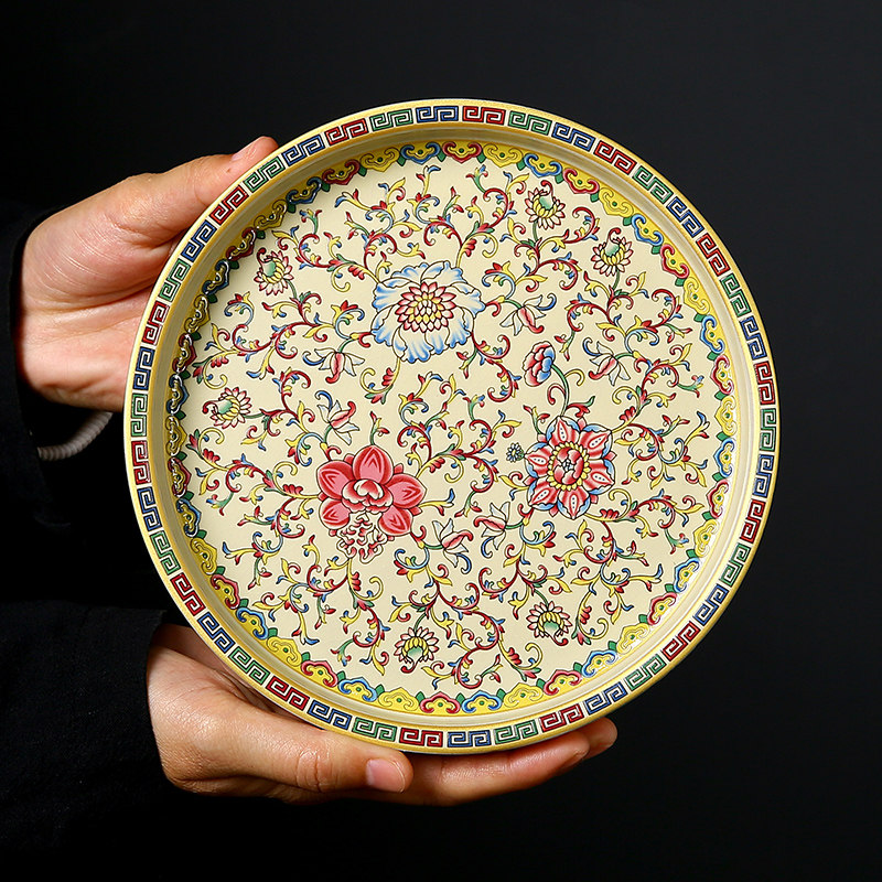 汝窑缠枝莲壶承干泡盘茶具配件