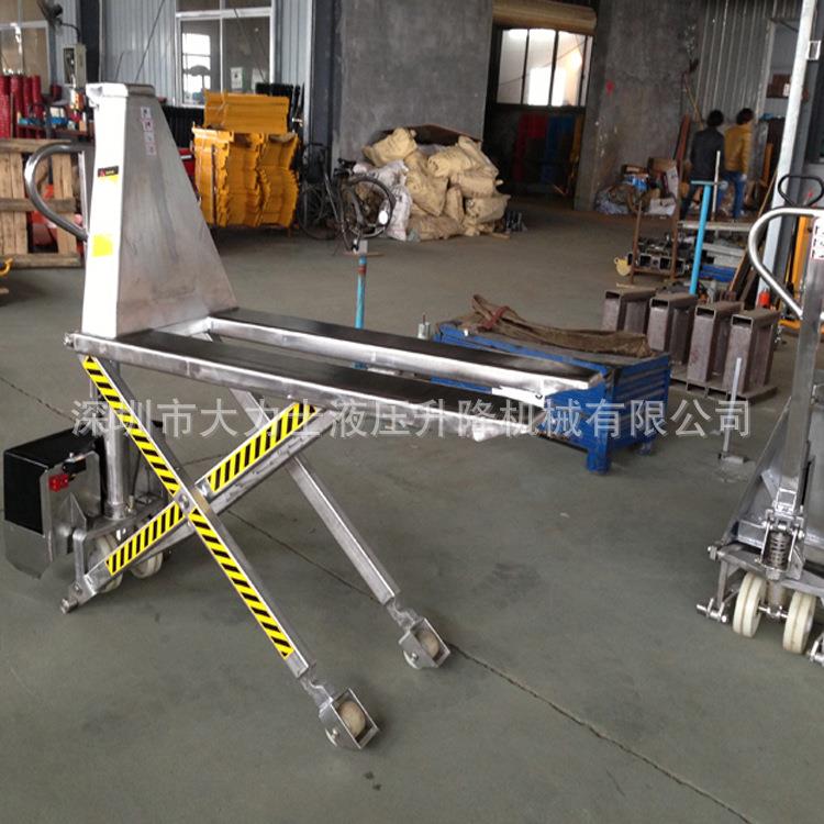 电动高升程搬运车液压高起升叉车半电动高起升托盘车