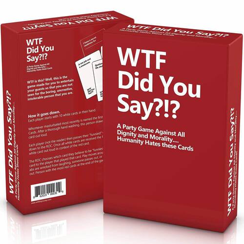 英文版欧美热卖卡牌游戏 畅销桌游 wtf did you say