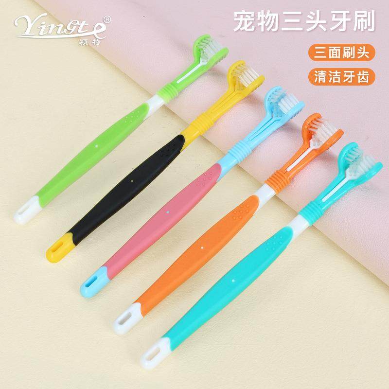 宠物用品宠物牙刷猫咪狗狗三头牙刷狗猫口腔清洁大型犬牙刷刷牙,宠物/宠物食品及用品,狗口腔清洁,淘宝优惠券,粉丝福利购,淘宝优惠卷