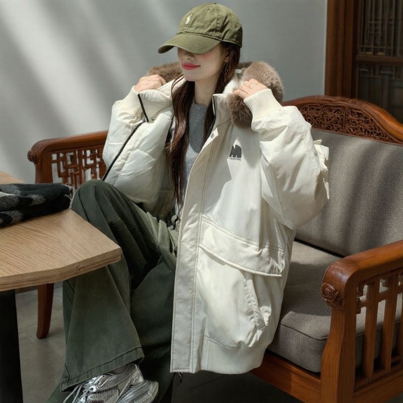 美式羽绒棉服冬季2025新款孕妈