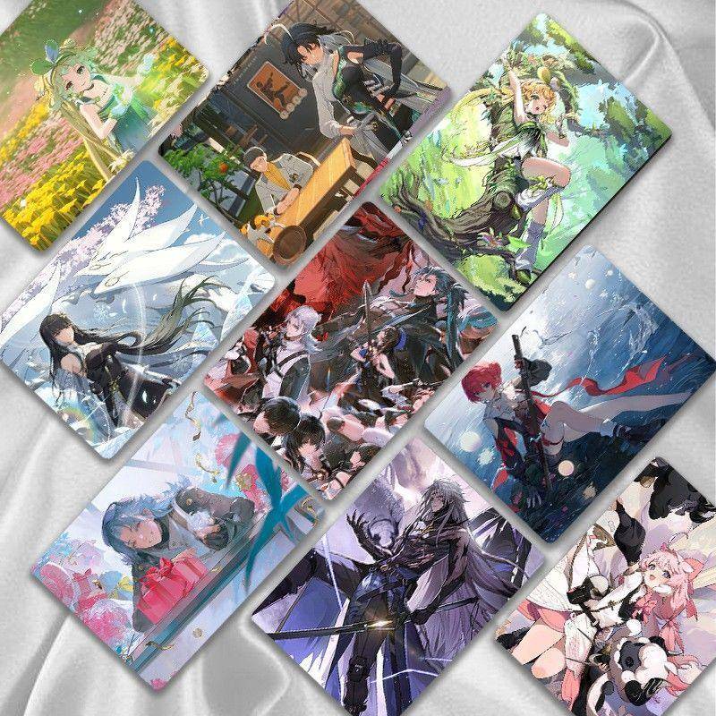 饭制鸣潮镭射小卡 秧秧漂泊者丹瑾炽霞二次元动漫周边高清收藏lom