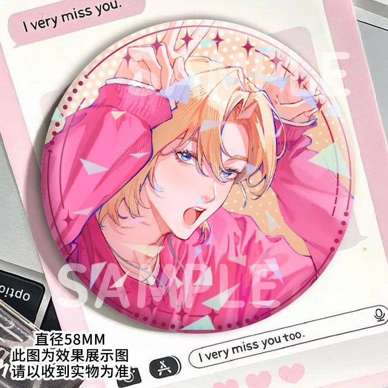 斑比都银虎韩诺亚南艺俊吧唧胸针plave周边徽章学生收藏礼物摆件