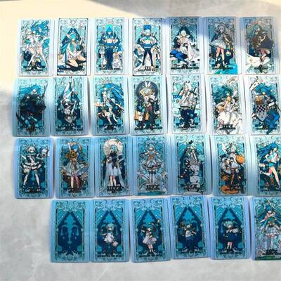 bilibili2233塔罗牌幻星集全套27张同人卡贴收藏卡片周边送收纳盒