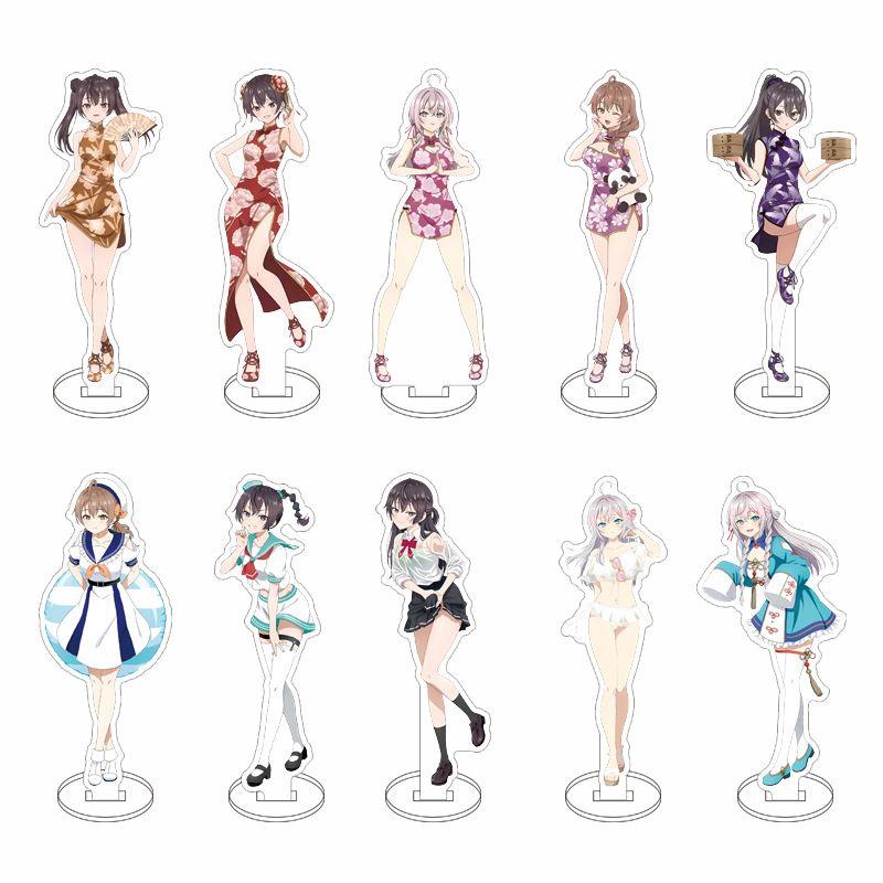 不时轻声地以俄语遮羞的邻座艾莉同学久世政近君岛绫乃亚克力立牌