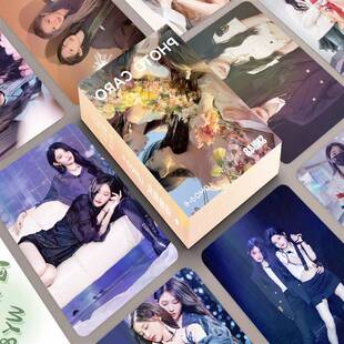 诗情画奕王奕周诗雨镭射LOMO卡新款写真图明信片亮面圆角覆膜小卡