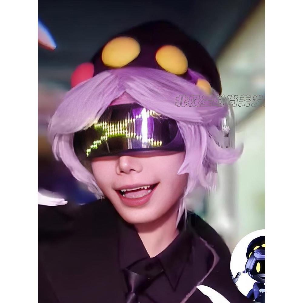 无机杀手Cos纯白色恩N假短发可爱的短直发通用动画风格破发全头饰