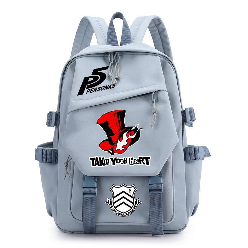 P5女神异闻录5雨宫莲周边书包中小学生男女大容量二次元双肩背包