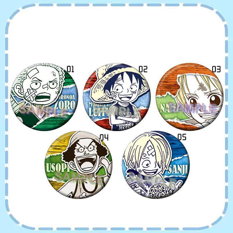 【现货】海贼王周边子供时代路飞索隆山治娜美乌索普高颜值吧唧