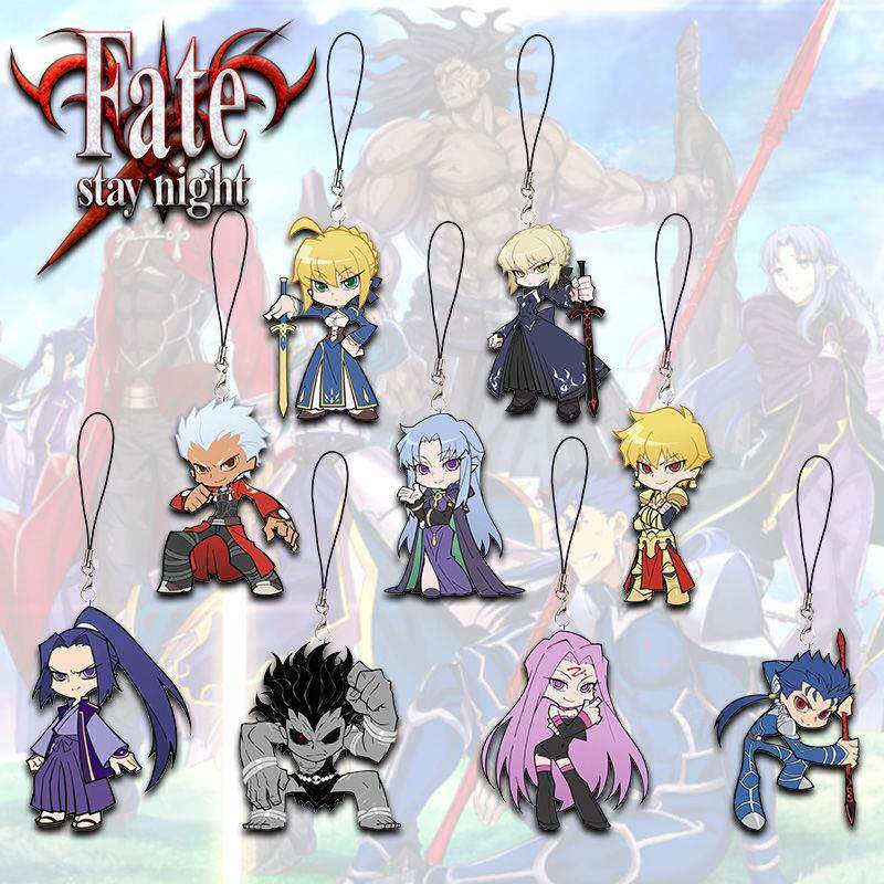 新款Fate动漫游戏周边亚克力手机链挂饰学生书包二次元礼物挂件
