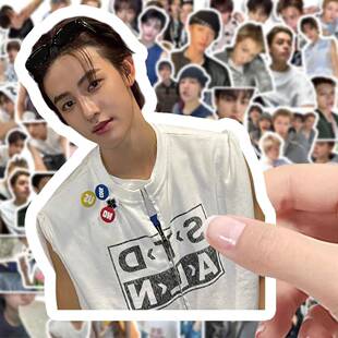 206张CORTIS男团贴纸高颜值韩系金主训安乾镐周边手账本防水贴画