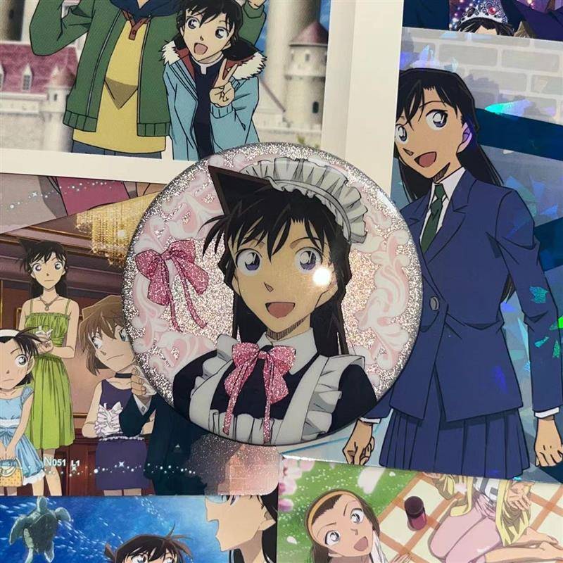 名侦探柯南小兰2023cafe吧唧同人周边二次元徽章礼物朋友谷子