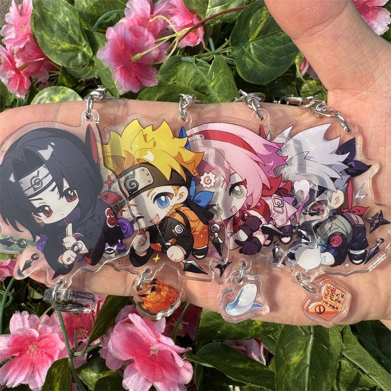 适用火影忍者钥匙扣挂件漩涡鸣人日向雏田宇智波鼬宇智波佐助