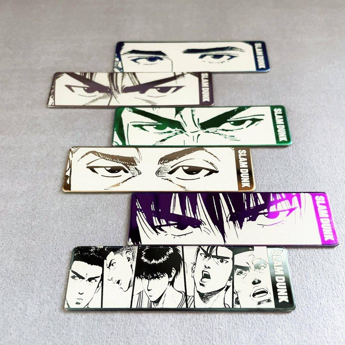 灌篮高手眼睛款目光款吧唧金属镜面徽章樱木花道流川仙道三井宫城