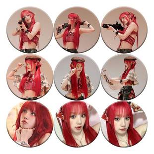 宋雨琦YUQI周边吧唧 镜子钥匙扣学生胸针挂件礼品 新歌签售徽章