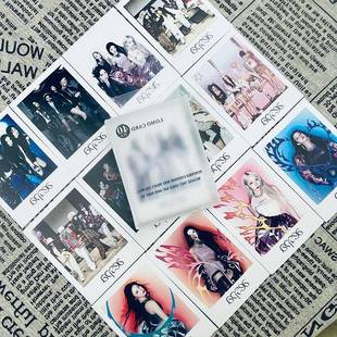 aespa周边盒装卡金冬天柳智敏小卡拍立得照片卡ins珍藏卡