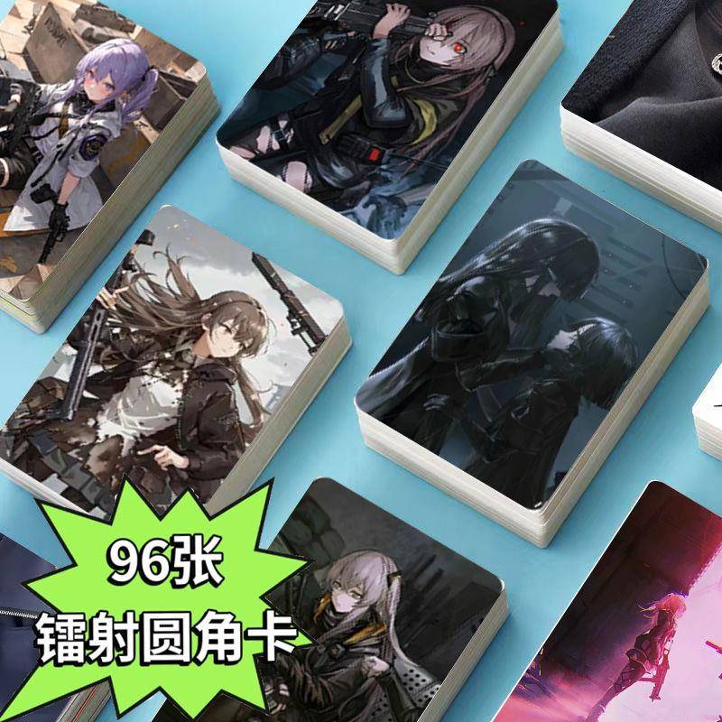 少女前线小卡HK416黑猫的赠礼手游周边动漫专辑lomo圆角三寸小卡