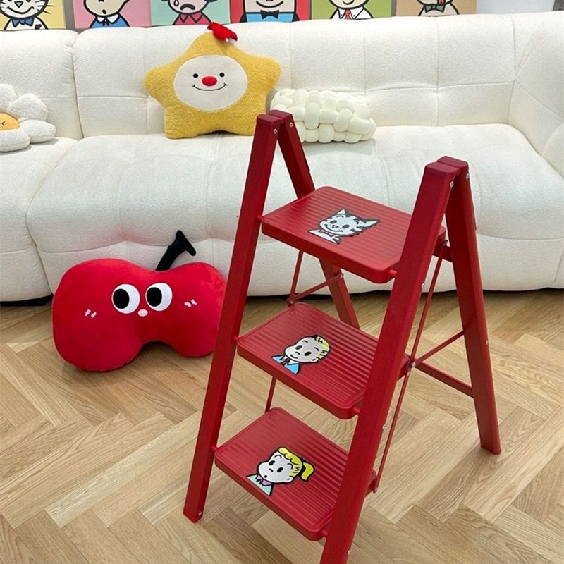 原田治乔迁之喜新居礼品红色梯子摆件布置新房子装饰用品大全实用