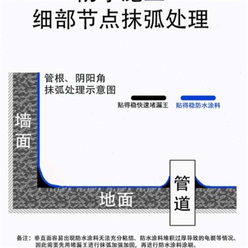 贴得稳快速堵漏王卫生间下水管快干速干水泥砂浆防水修补漏王墙角,基础建材,防水补漏用品,淘宝优惠券,粉丝福利购,淘宝优惠卷