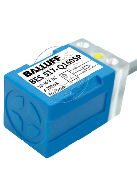 Barff方形三线30V接近开关Bes 517-Q1605N Q1605P-B电感传感器