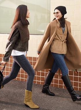 COLIN WANG-COLIN JEANS系列|土耳其进口弹力修身显瘦牛仔靴裤