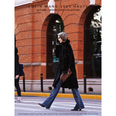 COLINWANG 奢牌质感复古设计感显瘦微喇牛仔裤 COLIN JEANS系列