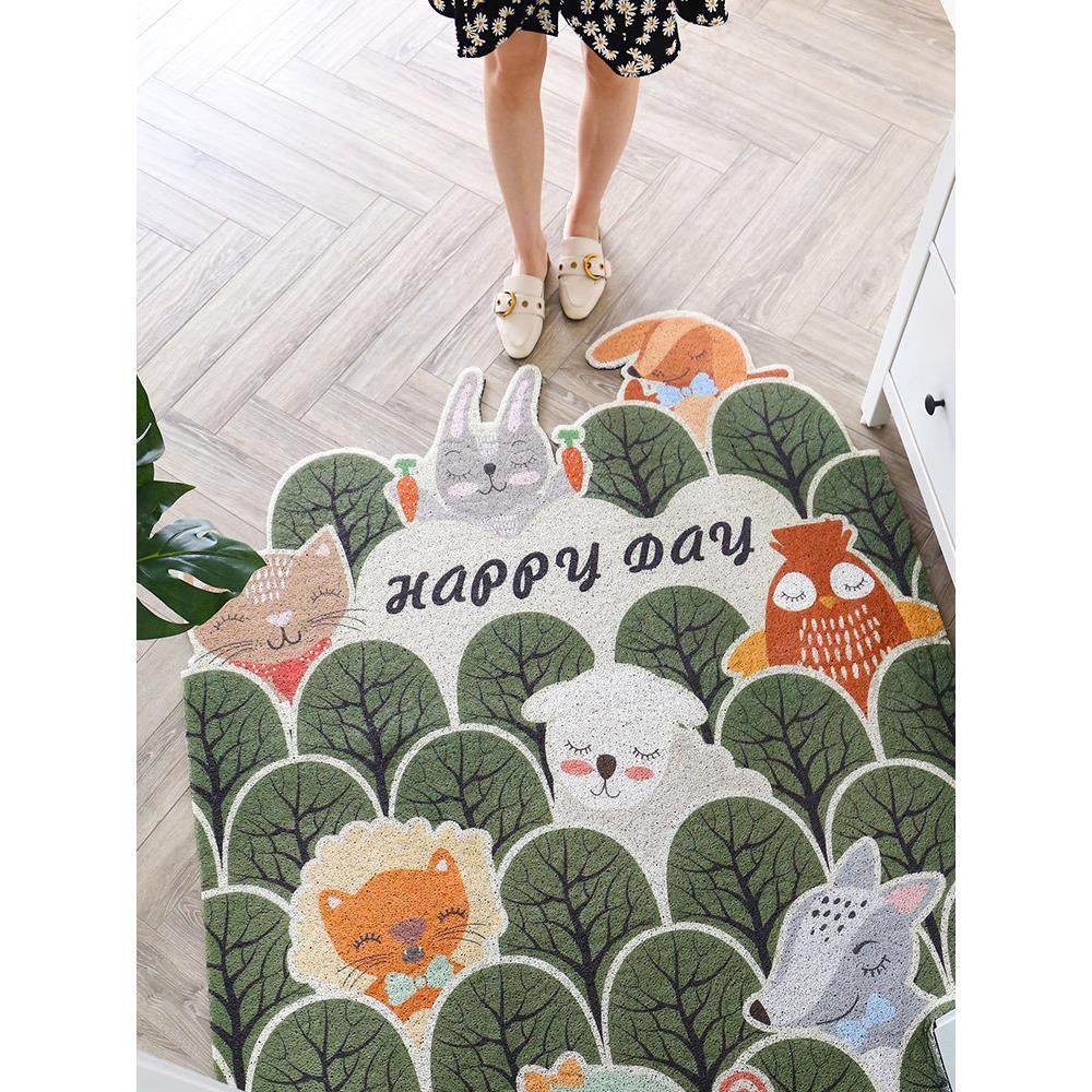 卡通入户门垫子门口地垫进门脚垫家用玄关入门地毯可裁剪丝圈门垫,居家布艺,家用脚垫,淘宝优惠券,粉丝福利购,淘宝优惠卷