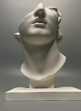 北欧ins复古罗马石膏雕塑小众艺术风高级感桌面摆件家居装饰礼品