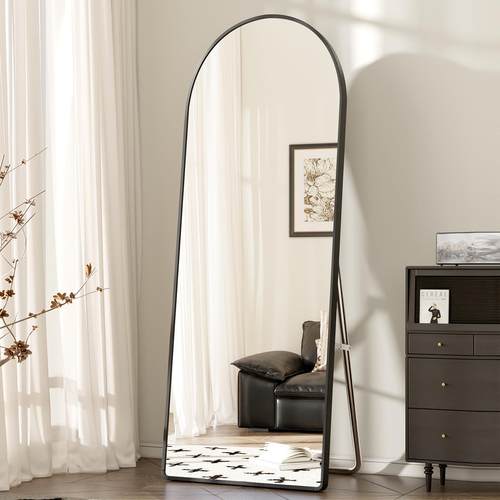 全身镜落地镜家用女生卧室网红ins风挂墙试衣镜高级感大穿衣镜子