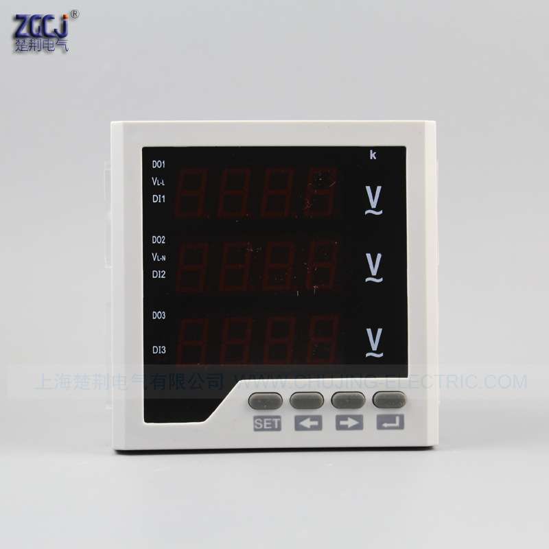 CJ-3AV33 三相电压表 96x96 尺寸 数显数字 三相电压表