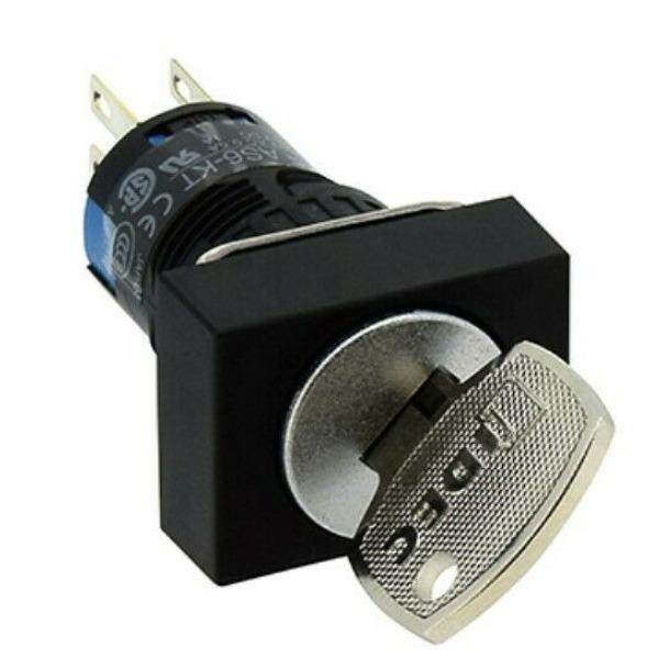 和泉IDECAS6H系列AS6H-2KT1AC、AS6H-2KT2AC自锁钥匙选择开关开