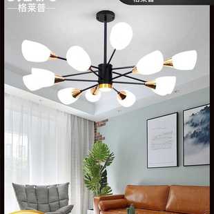 网红卧室豪华现代简约大厅家用灯具 北欧吊灯客厅灯轻奢2025年新款