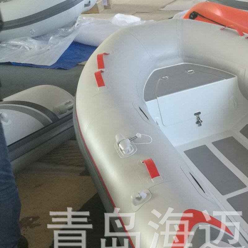 3.3米铝合金底壳充气艇 PVC加厚橡皮艇 运动休闲艇渔业捕鱼海钓艇