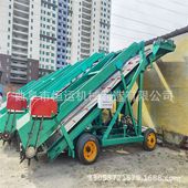 液压升降电动取料机 横向移动式 取草机 高空刮料机
