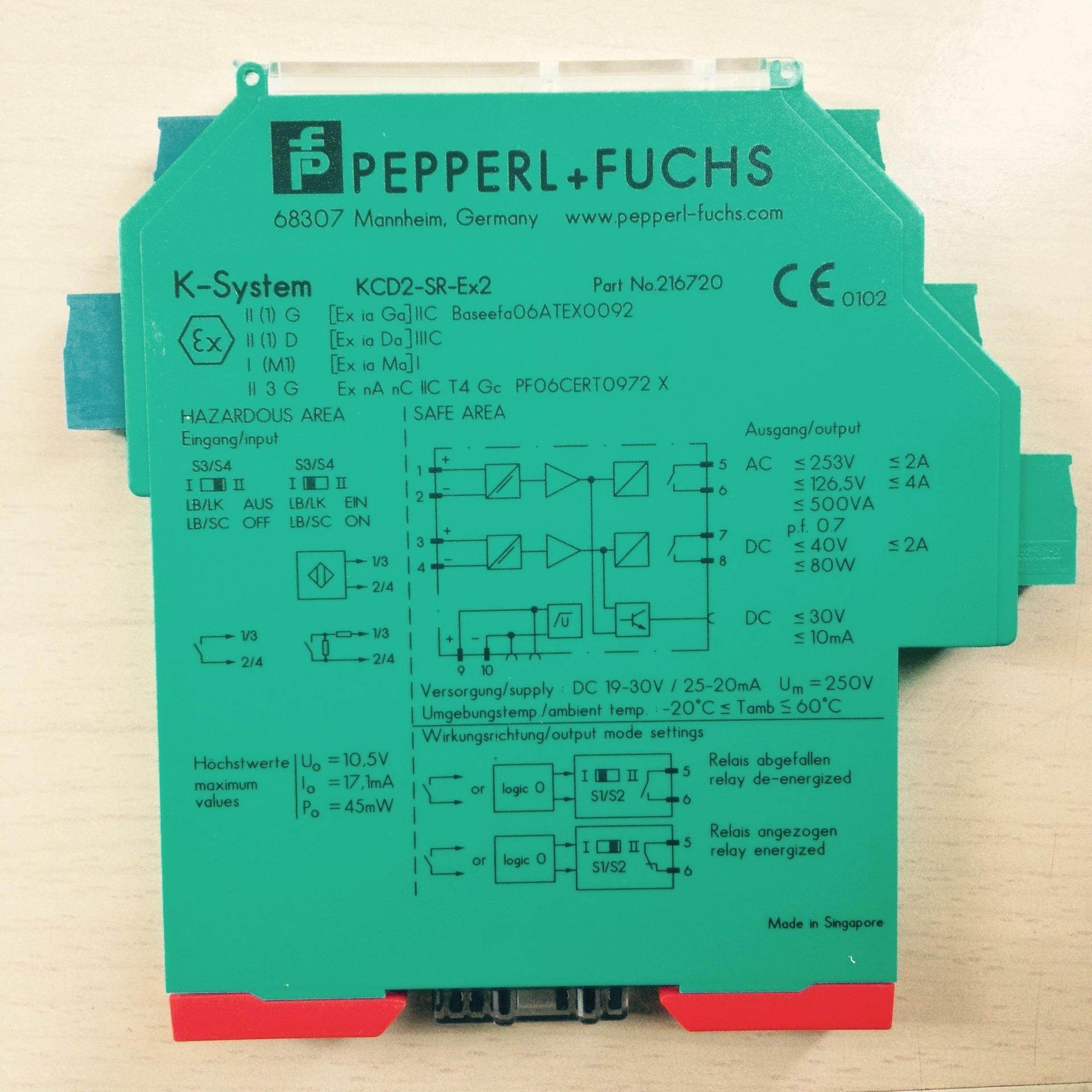 KCD0-SD-EX1.1245德国倍加福P+F开关量安全栅