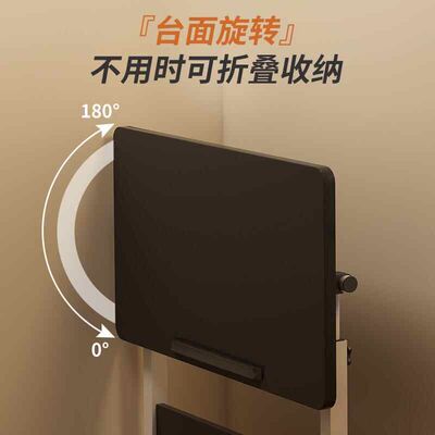 折叠床边桌可移动电脑桌简约现代宿舍学习桌简易升降桌家用办公桌