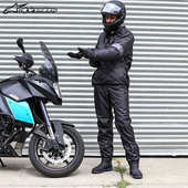 机车防摔装 a星 防水雨具反光夏季 套装 备 摩托车机车骑行雨衣雨裤