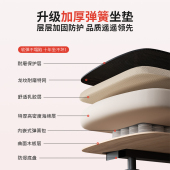 人体工学椅子电脑椅办公座椅家用久坐舒适电竞椅学生宿舍可躺升降