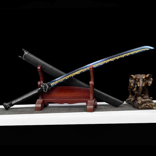 绣春刀双手刀一体雁翎刀锰钢刀剑唐横刀防身刀具清腰刀兵器未开刃