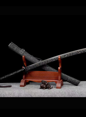 龙泉镇宅宝剑绣春刀康熙锰钢一体