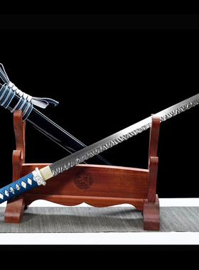 龙泉市刀剑唐横刀一体锻打日本剑