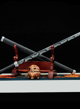 唐横刀剑正品一体锰钢绣春刀户外