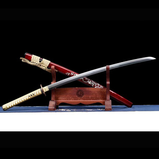 龙泉市刀剑日式指挥刀唐横刀手工制作防身刀具冷兵器未开刃