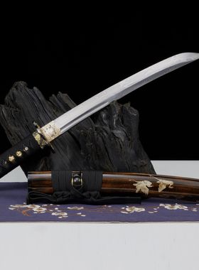 龙泉市刀剑一体大马士革扭转纹12