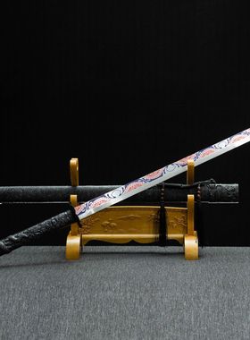 龙泉市刀剑高锰钢龙头唐横刀一体