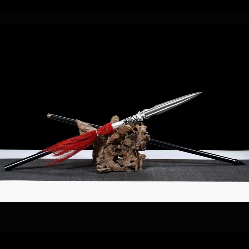 赵云枪长矛长枪红缨枪一体花纹